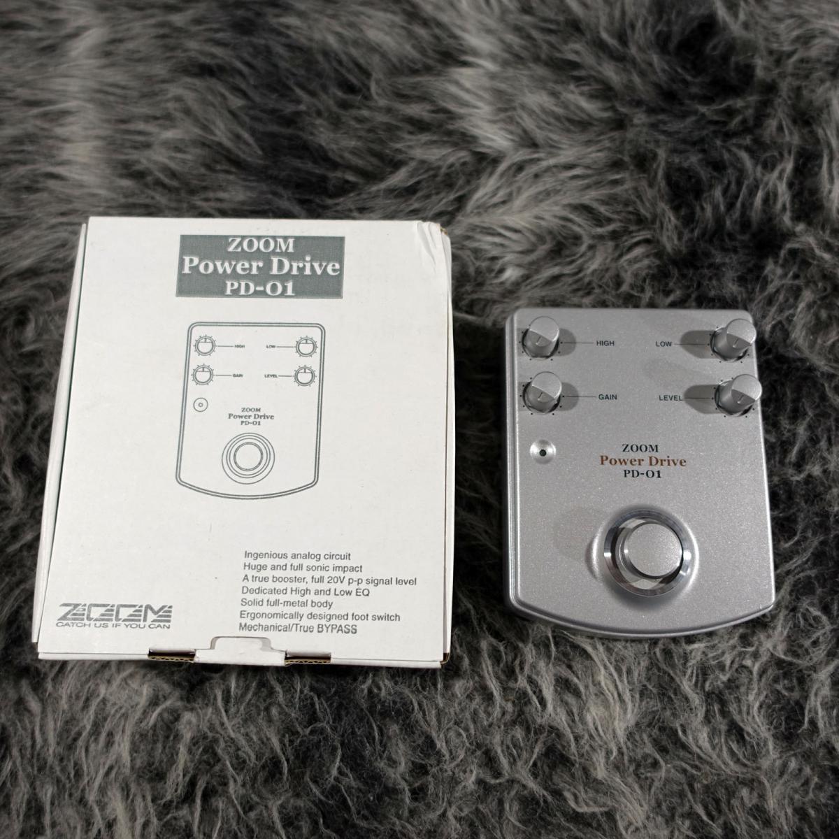 ZOOM PD-01 POWER DRIVE 箱 AC説明書付 エフェクター ZOOM PD-01 POWER