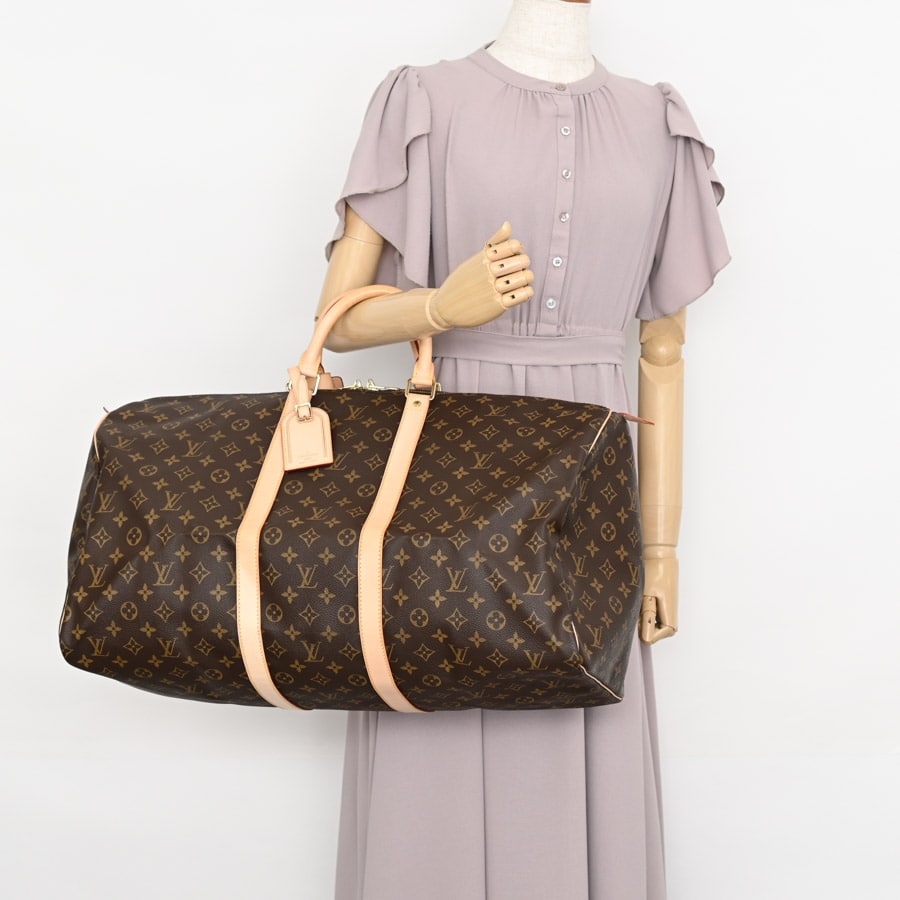 LOUIS VUITTON】ルイ・ヴィトン モノグラム キーポル55 ボストン