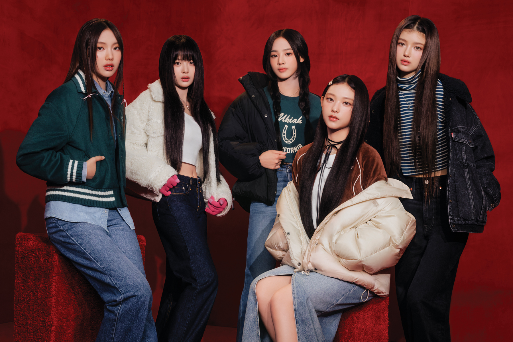 NewJeans and Levi's Campaign Celebrates 150 Years of 501 Denim