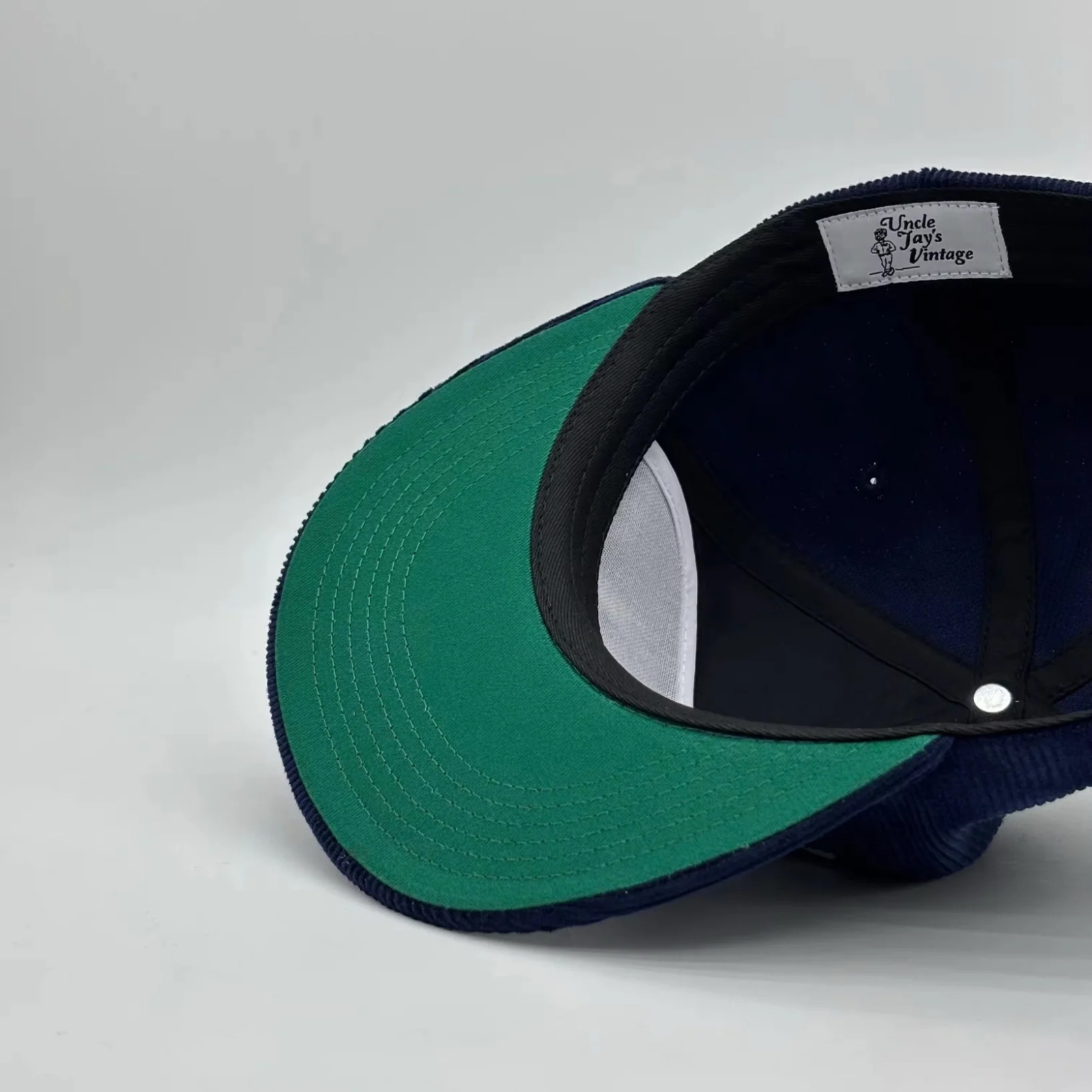 Uncle Jay's Vintage New York Yankees Corduroy Cap - Navy - RAWDRIP