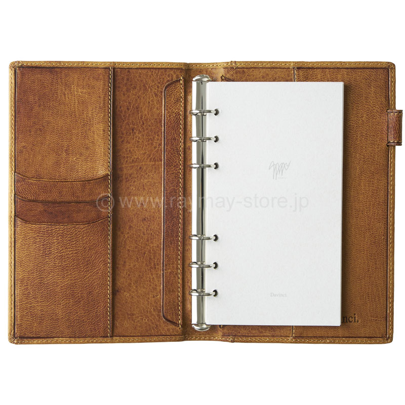 momiji x Davinci x CCF システム手帳 ポケット付きタイプ（リング15mm