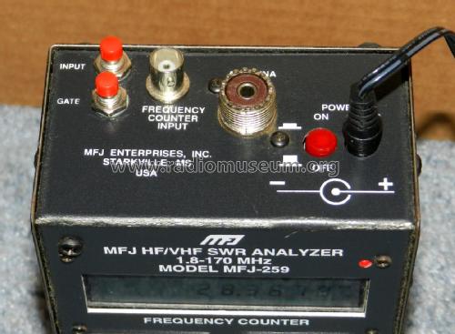 受信機 MFJ-259 SWR Analyzer 1.8-170 MHz 受信機 MFJ-259 SWR