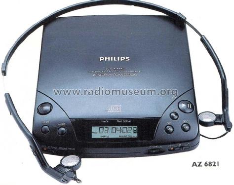 PHILIPS CDプレーヤー AZ 安い 6821 動作品 PHILIPS ポータブルCD