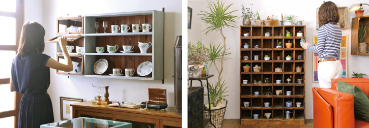 1点のみ 微キズありのため値引き】ヨーロッパの扉のようなキャビネット