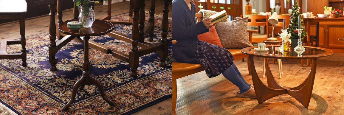 カリモク電話台花台サイドテーブル小物置き生け花