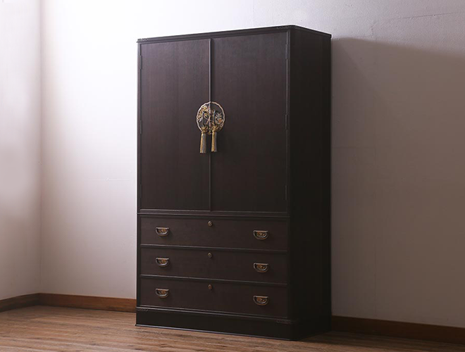 鎌倉彫り佐藤恵仙作品桐タンス着物保管