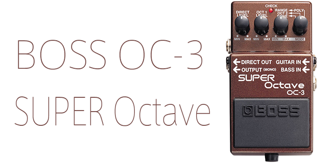 BOSS OC-3 スーパーオクターバー箱、取説付き BOSS OC-3 スーパー