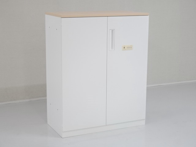 中古｜コクヨ｜エディア｜両開き書庫（ダイヤル錠タイプ／H6cm