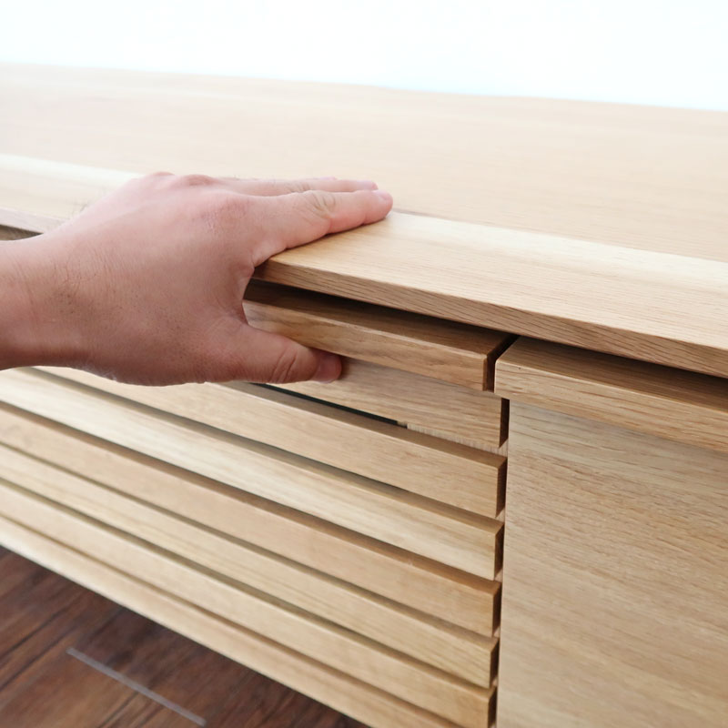 楽天市場】【送料無料】オーク材 テレビ台 ローボード 完成品 幅165