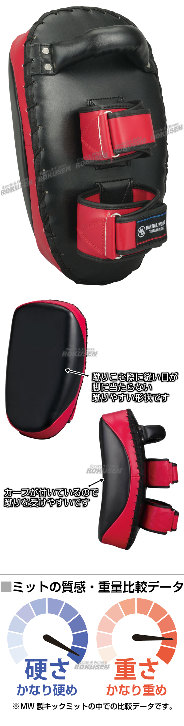 楽天市場】【マーシャルワールド】カーブキックミット KM45 ムエタイ