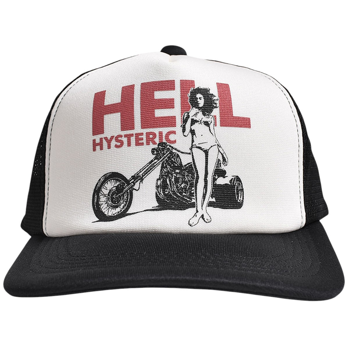 HYSTERIC GLAMOUR]HELL HYSTERIC メッシュキャップ/BLACK(02251QH03