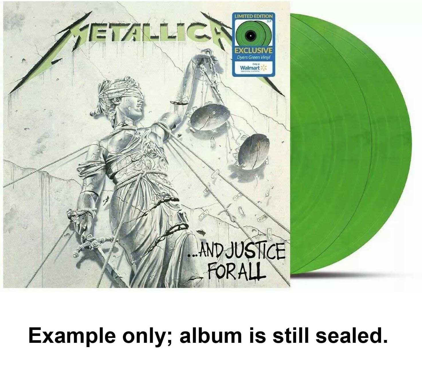 Metallica – And Justice For All sealed limited edition green vinyl