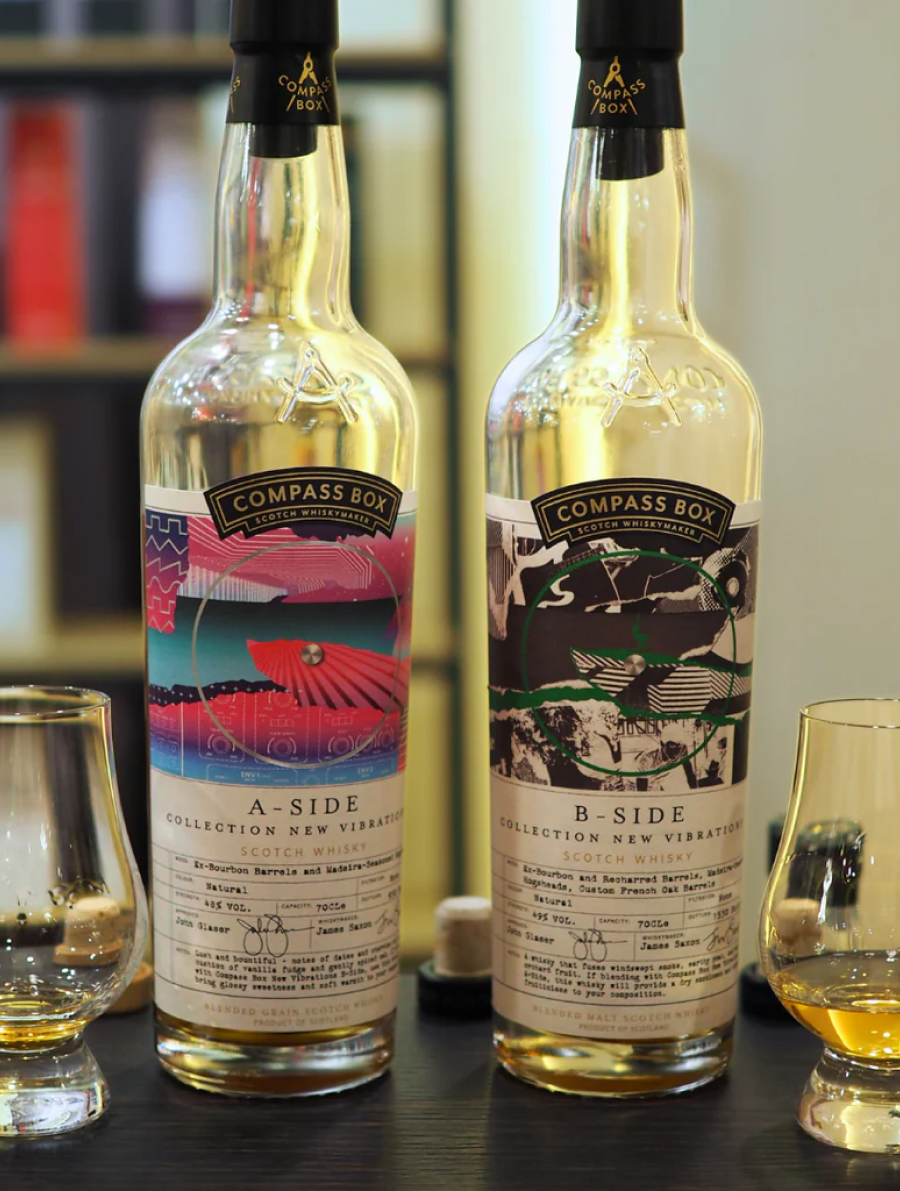 Compass Box - New Vibrations Blending Experience Set 2x70 cl. 48