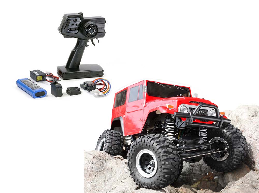 タミヤ トヨタランドクルーザー(CR-01)ロッククローリング用シャーシ