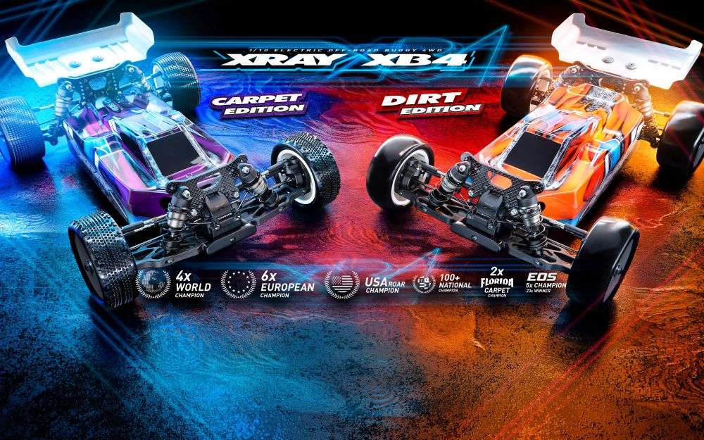 XRAY XB4C 2023 カーペット 1/10 4WD バギー XRAY XB4 2023 カーペット