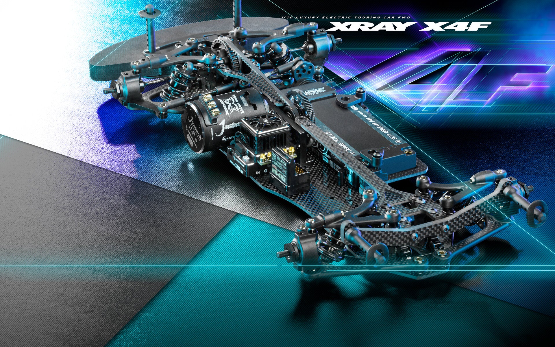 XRAY X4 2025 カーボン XRAY 300040# XRAY X4 2025 Carbon Chassis 1