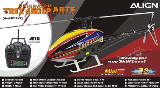 Trex 450LP ARTF - For The Serious Beginner