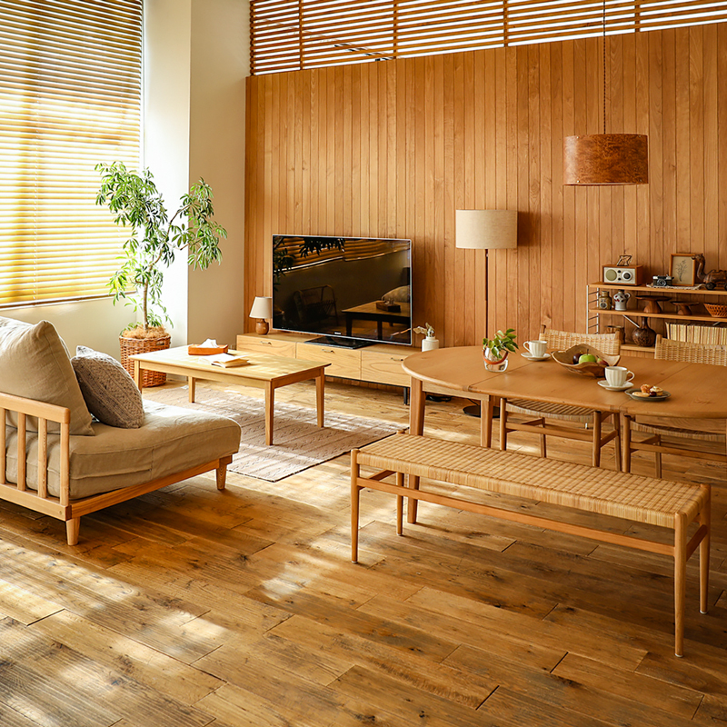 ダイニングベンチ WICKER／NA ｜家具・インテリア通販 Re:CENO(リセノ)