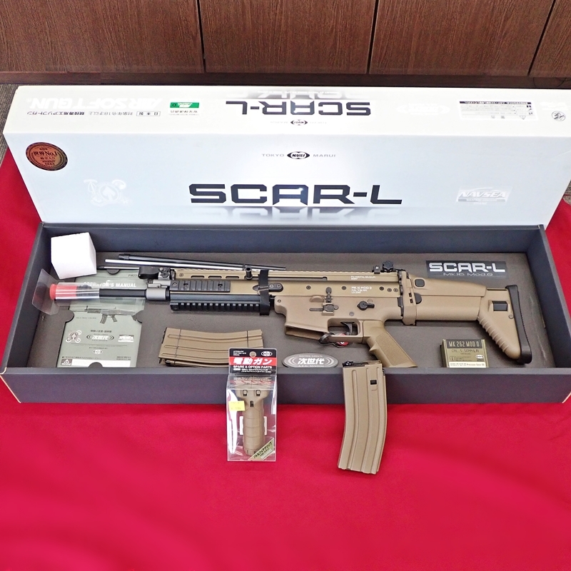 1502東京マルイ製 FN SCAR-L CQC FDE 次世代電動ガン スカーL 丸