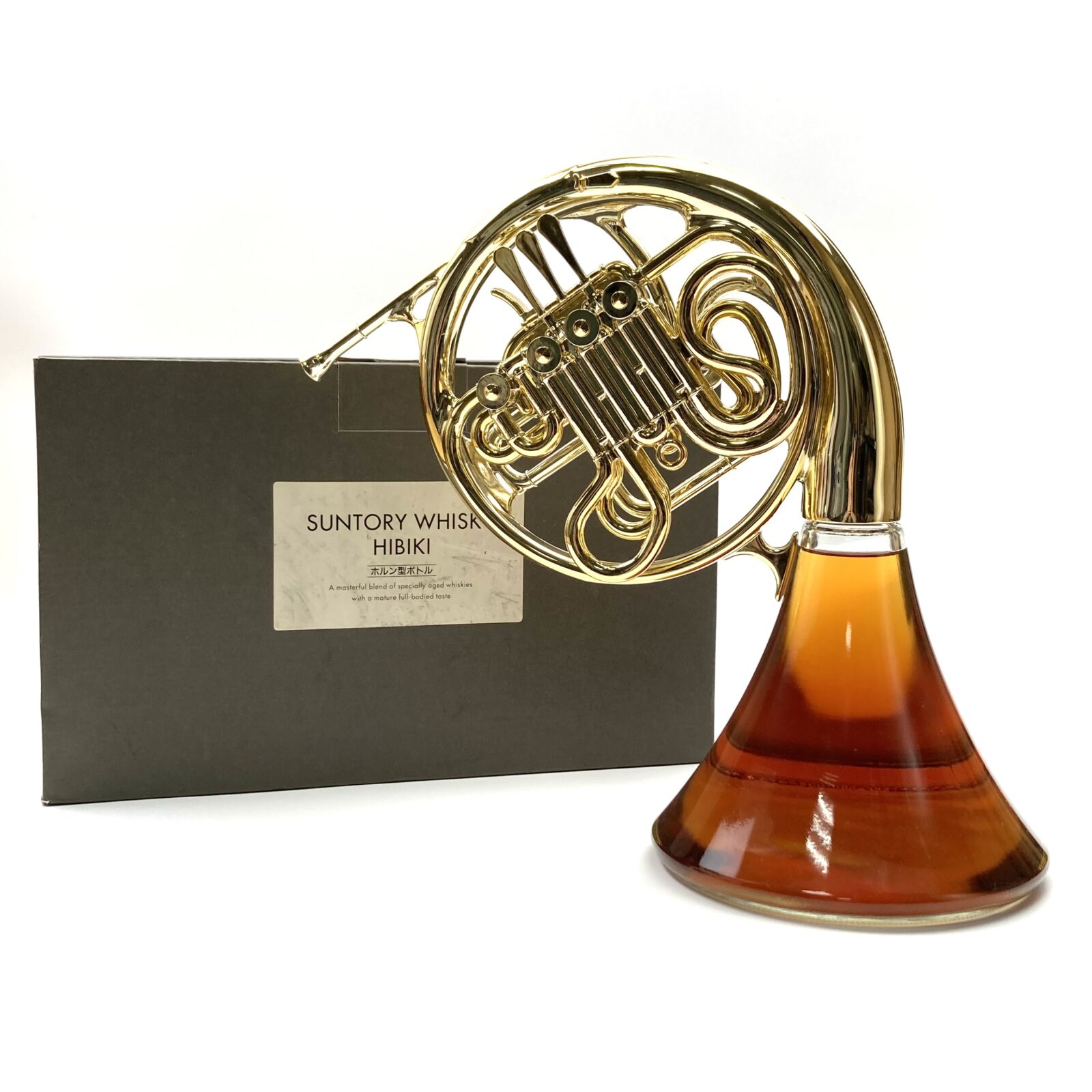 サントリーウイスキー 響 ホルン型ボトル 未開栓 古酒 楽器ボトル