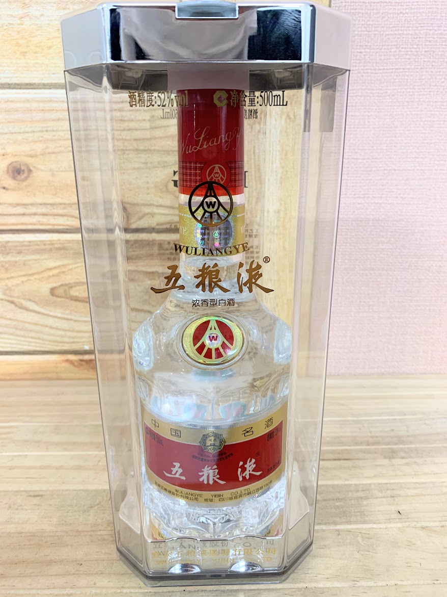 五粮液 52% クリアケース 中国酒 五粮液 500ml 52% 白酒 18. 未開栓