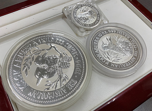 30ドル銀貨 エリザベス女王 純銀 1kgを買取ました！ 【エコパーク豊田