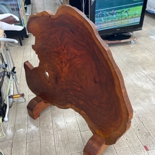 最高級 天然木 一枚板 衝立 しっかりした重厚感があるUsed・美品