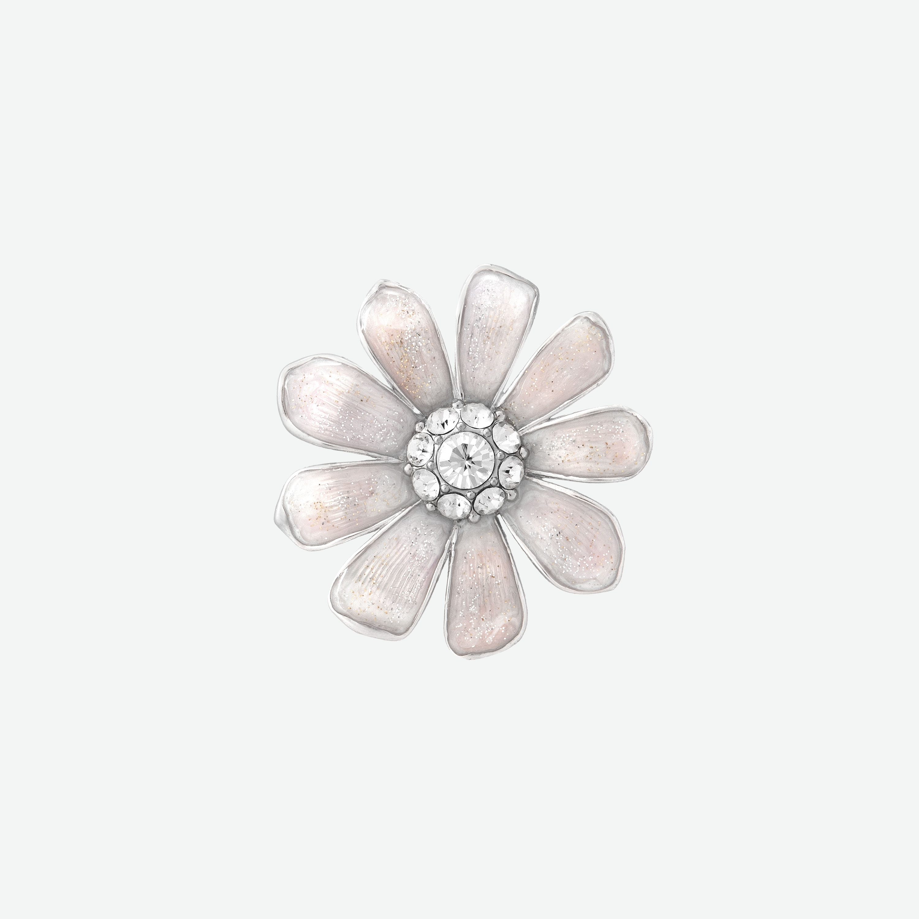 René パール・クリスタル ブローチ René パール・クリスタル ブローチ