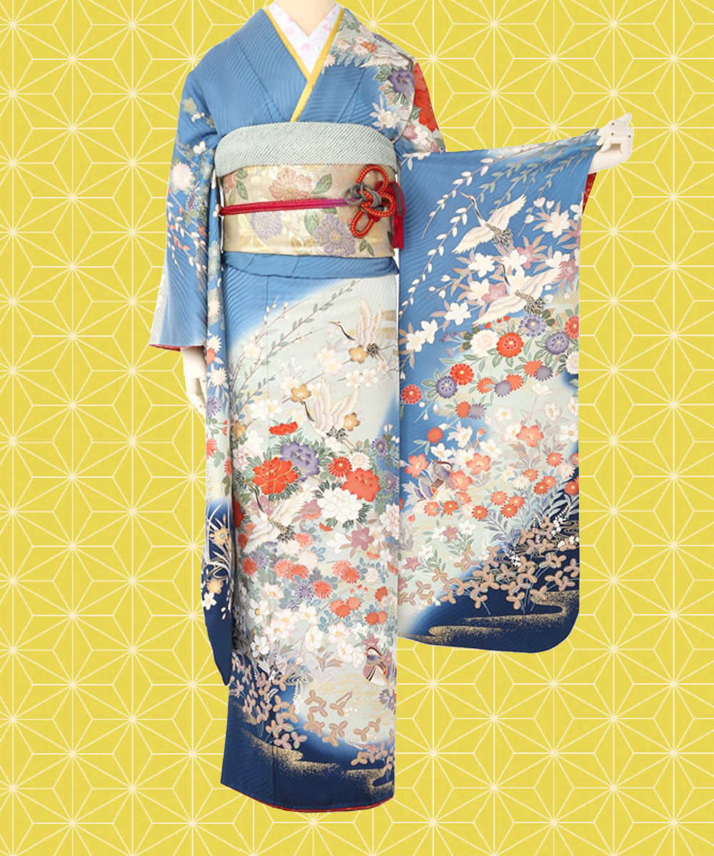 成人式/参列/振袖】大人上品☆◇清雅吉兆柄 / 成人式や結婚式の振袖