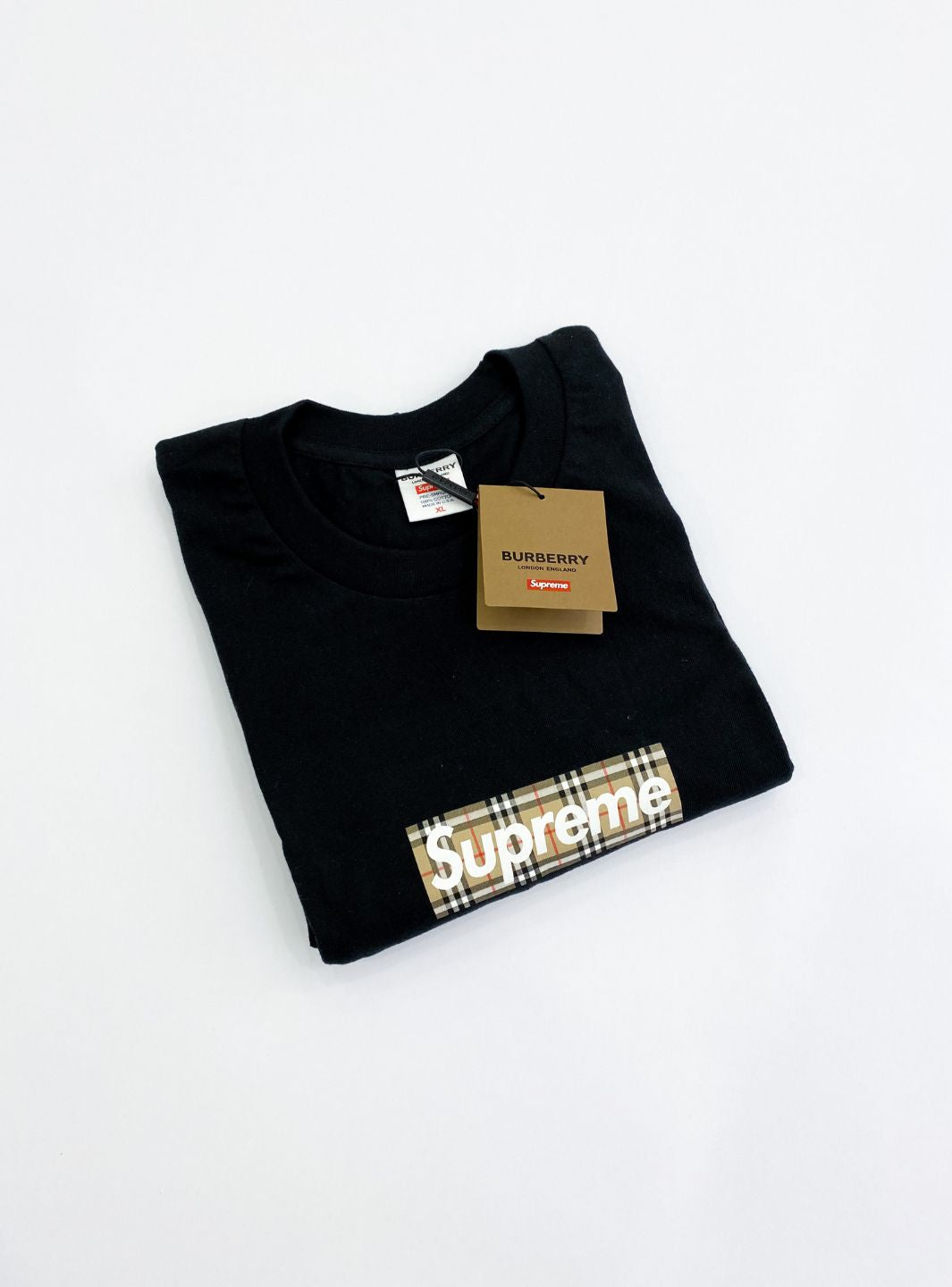希少】Supreme Burberry Box Logo Tee 22SS Buy Supreme x Burberry