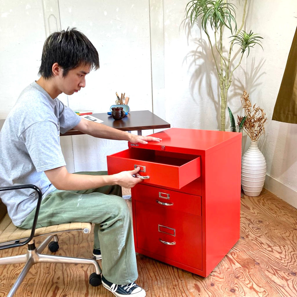 ビスレー / BISLEY BASIC Fシリーズ 1F3ファイリングキャビネット4段