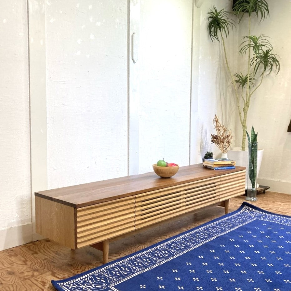 飛騨産業 キツツキ スタンダードコレクション AVキャビネット オーク