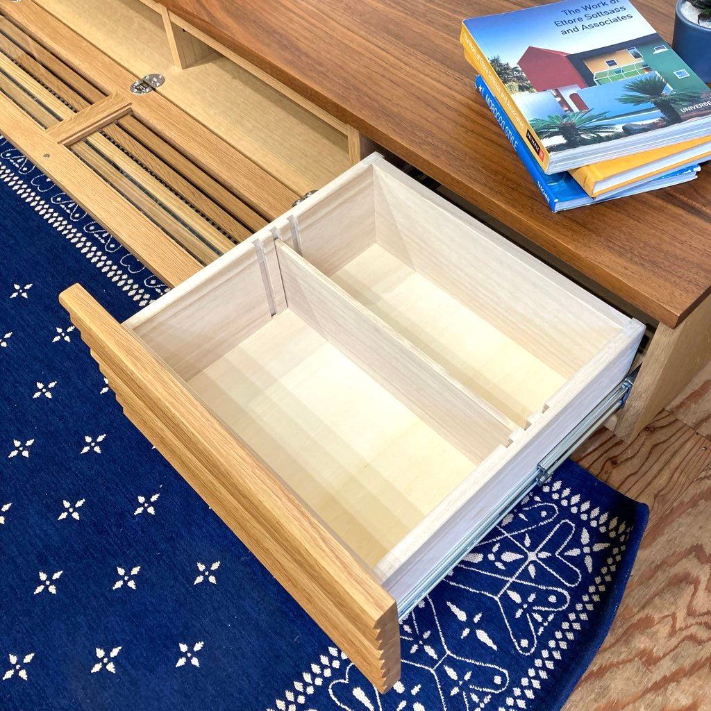 飛騨産業 キツツキ スタンダードコレクション AVキャビネット オーク