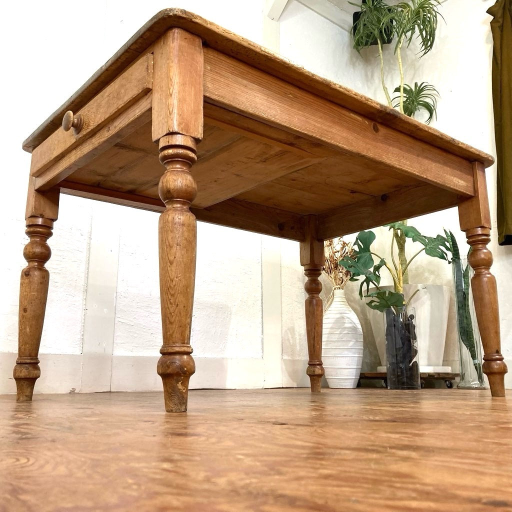 F F3、購入出来ません。イギリスアンティークパインダイニングテーブル