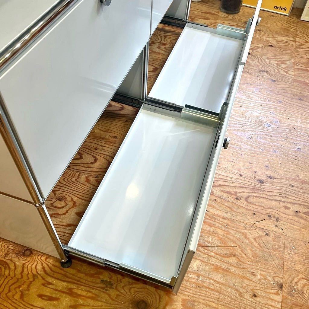 USMハラー / USM Haller モジュラーキャビネット オープンシェルフ 2列