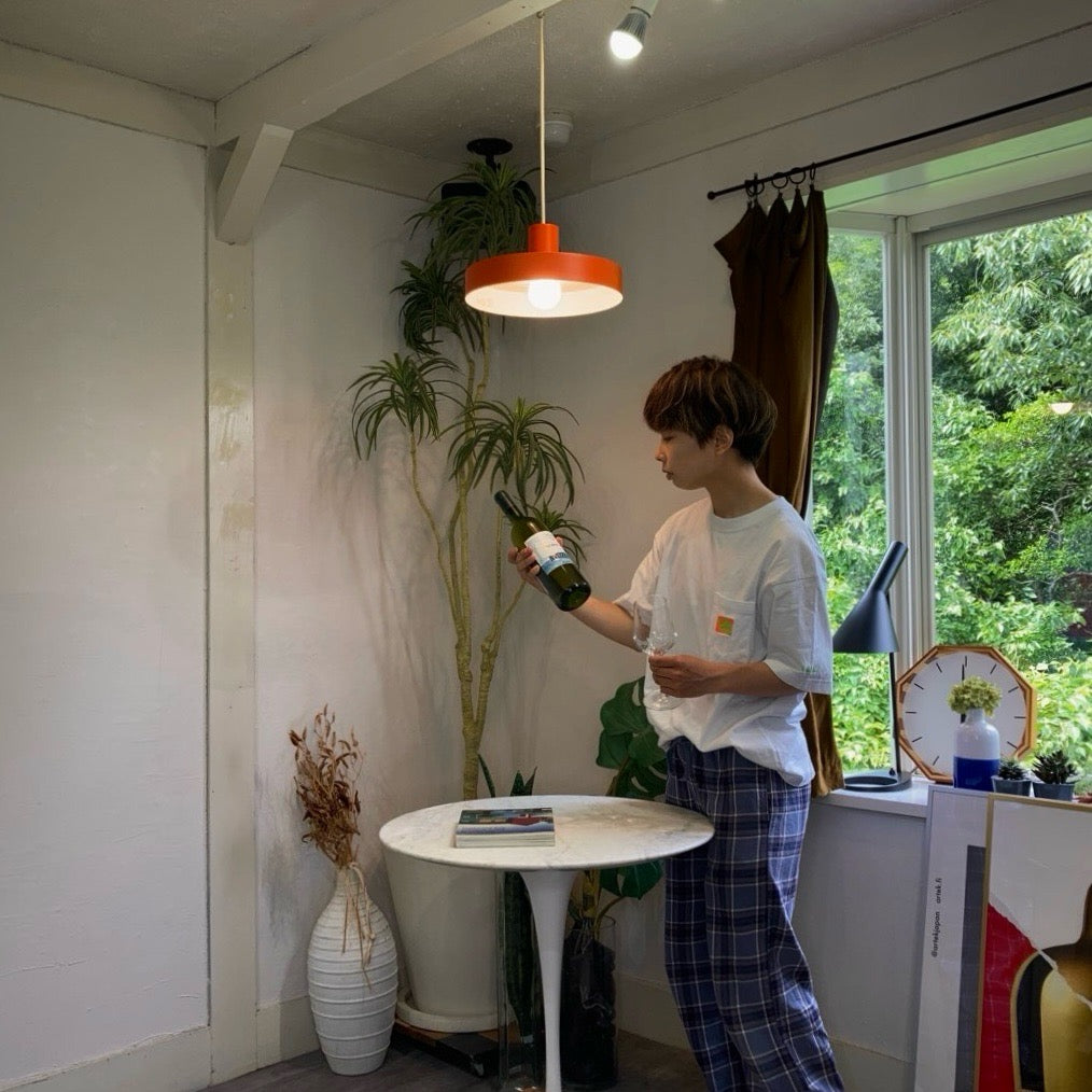 グラフ / graf×flame デコランプ decolamp M オレンジ ペンダント