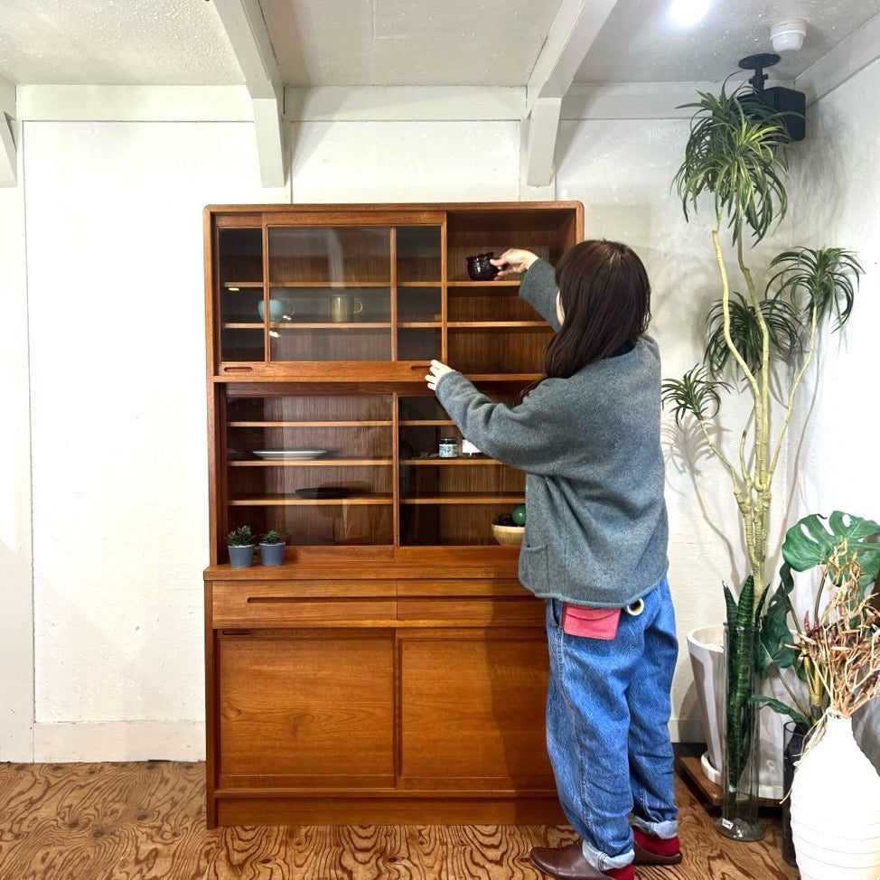 日田工芸 シャルル 食器棚 ジャパンヴィンテージ カップボード