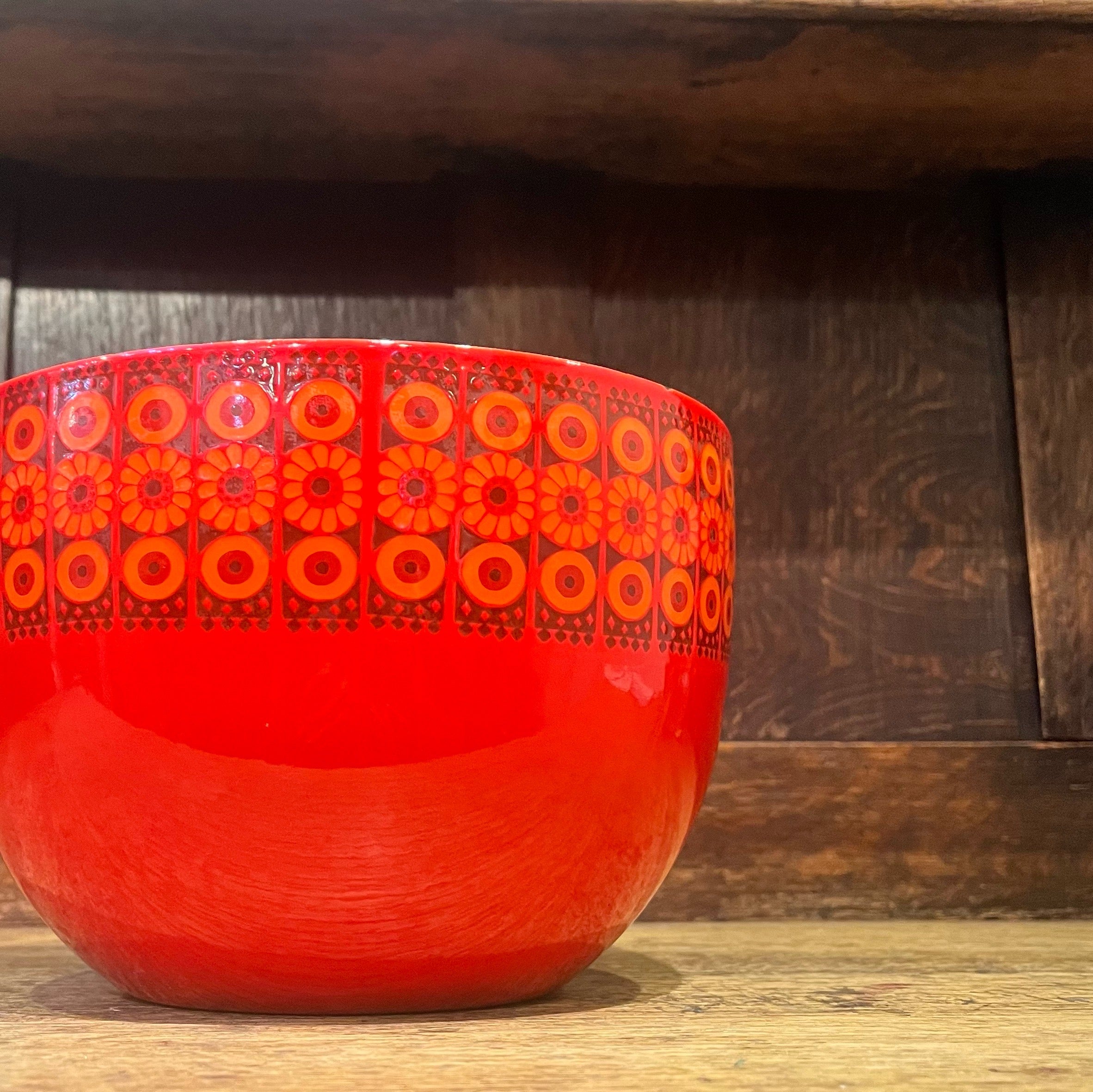 Kaj Franck／ FINEL／琺瑯ボウル（赤）