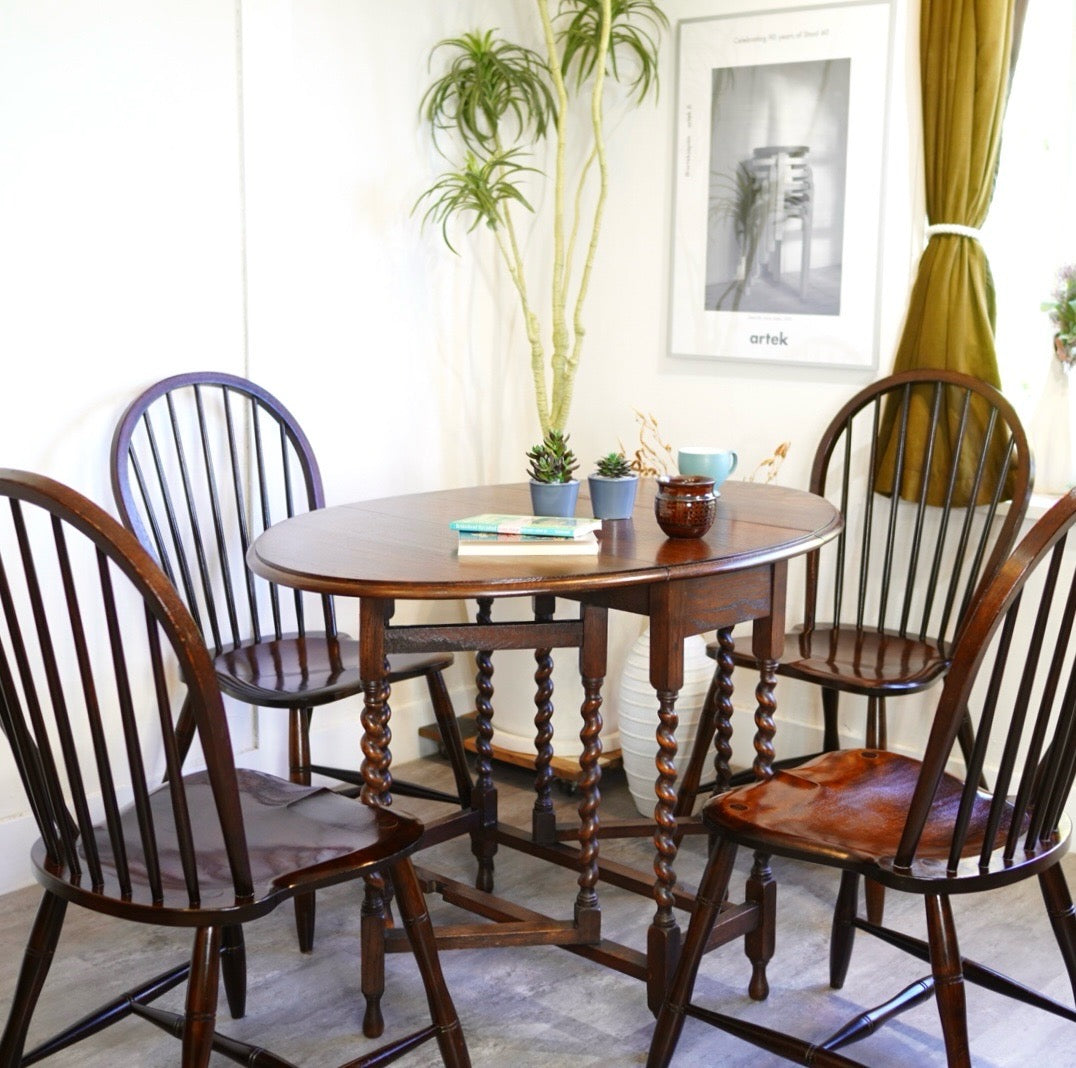 ショップ 英国アンティーク木製ゲートレッグテーブル/ダイニング机