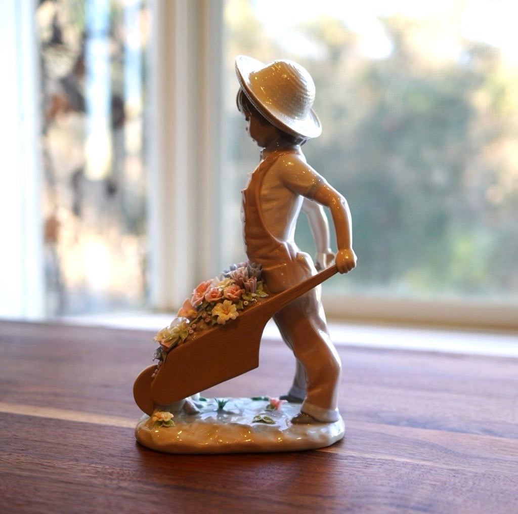 リヤドロ / LLADRO 花車フィギュリン スペイン 磁器 コレクション 置物