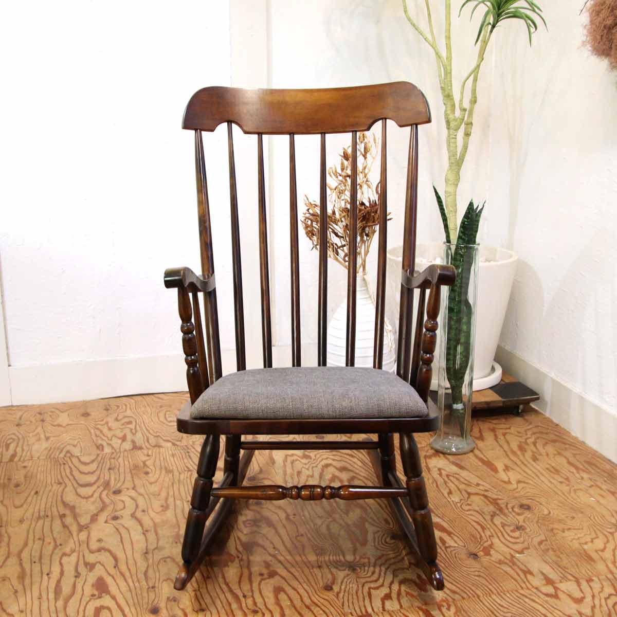 ヴィンテージ 飛騨産業 キツツキ ロッキングチェア 椅子 アンティーク