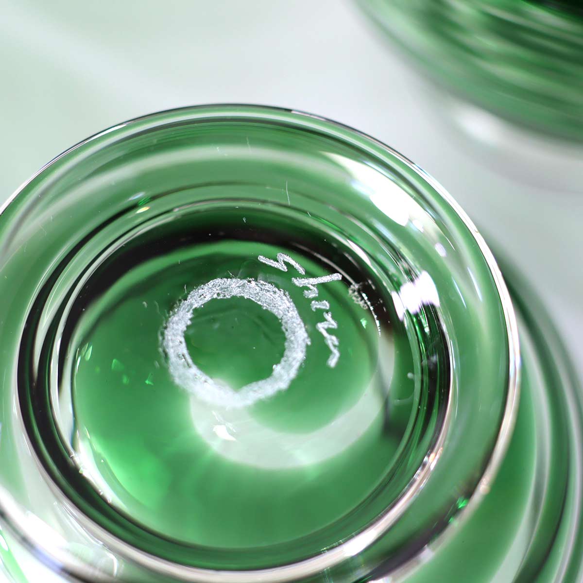 舩木 倭帆 フナキシズホ くもの巣鉢 ガラス 吹きガラス ボウル 器