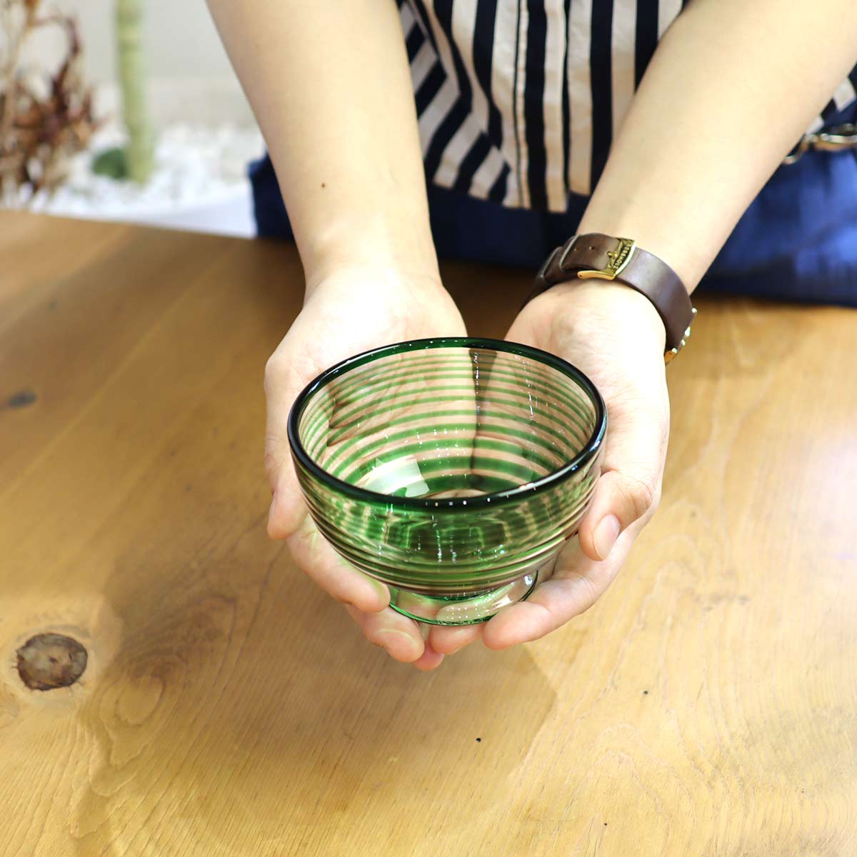 舩木 倭帆 フナキシズホ くもの巣鉢 ガラス 吹きガラス ボウル 器