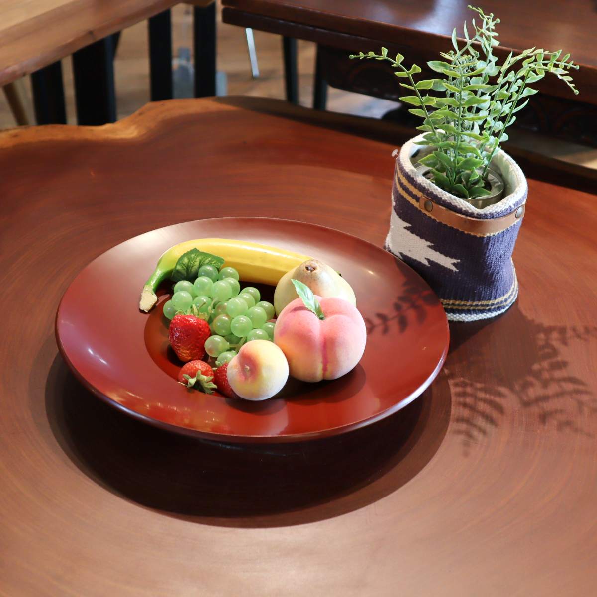 赤木 明登 盛皿 漆器 輪島塗 丸皿 普段使い 日常 赤 ぬりもの 未使用 中古