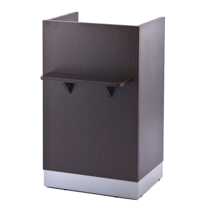 完売】ノルム 木製レジカウンター ダーク SHRGC-DB | オフィス