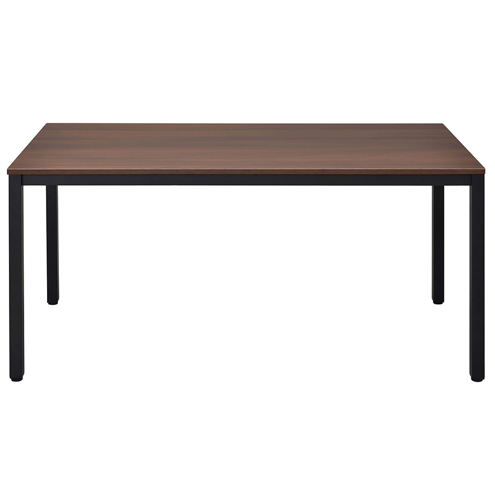 ミーティングテーブル W1500xD750 ダークⅡ×ブラック脚 RFD2