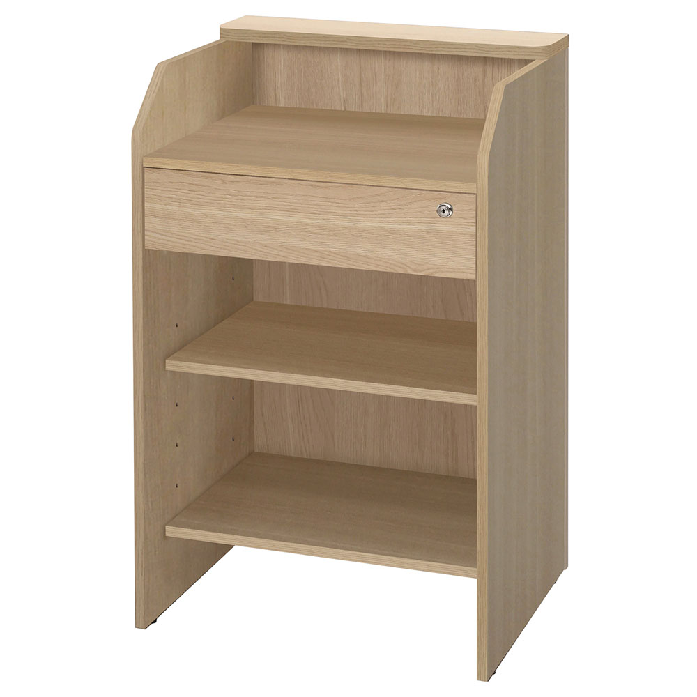 テンポ レジカウンター W600 オーク RFTRC-60OA | オフィス