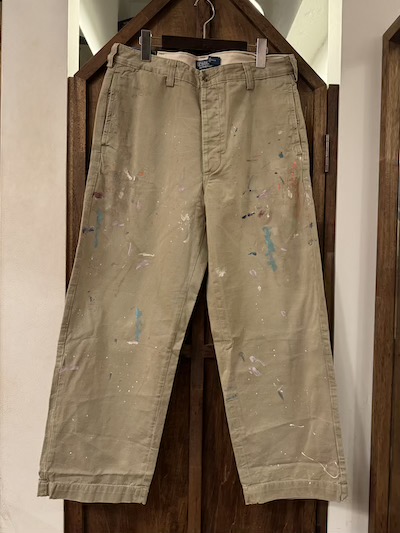 Polo Ralph Laurenポロラルフローレン チノパン ペイント RRL