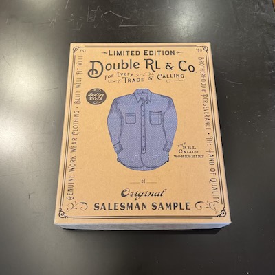 希少】RRL SALESMAN SAMPLE セールスマン サンプル RRL limited