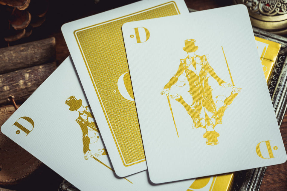 Smoke & Mirrors V9 - Gold Edition Playing Cards - Riffle Shuffle